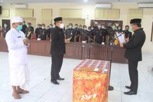 Bupati Artha Lantik Ledang Sebagai Pj. Sekda Jembrana Lantik