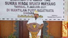 Hadiri Pengukuhan MDA Kecamatan, Bupati Suradnyana Harapkan Perda Desa Adat Diterapkan dengan Baik Desa Adat