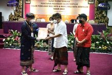 KPU Denpasar Tetapkan Jaya Negara dan Agus Arya Wibawa Sebagai Walikota dan Wakil Walikota Denpasar Pilwali Denpasar