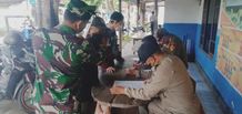 Tim Yustisi Berikan Sanksi Denda Bagi Pelanggar Prokes di Wilayah Jembrana Sidak