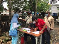 Operasi Disiplin Prokes di Kelurahan Pemecutan, Tim Yustisi Tertibkan 6 Pelanggar Tim Yustisi