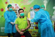 Bupati Suwirta Yakinkan Vaksinasi Covid-19 Aman Vaksin Covd-19
