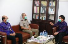 Percepat Penyertifikatan Aset, Bupati Suwirta Kunjungi Kantor BPN Klungkung Tanah