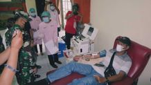 Serangkaian Kegiatan Bakti Sosial Menyambut HUT ke–60 Korem 163/Wira Satya HUT