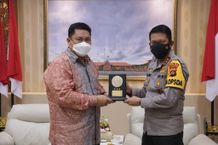 Kujungan Kerja Pertama ke Pulau Bali, Kepala BNN RI Temui Kapolda Bali BNN