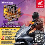 Sukses Pada Seri Pertama, Astra Motor Bali Kembali Gelar Honda Matic Power Competition Seri Kedua Dyno Test