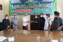 Bandesa Agung MDA Provinsi Bali Temui Ketua Pengadilan Tinggi Denpasar Kunjungan