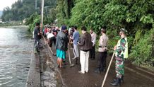 Normalisasi Material Longsor, Kodim Bangli Bersinergi dengan Instansi Terkait Sinergi
