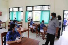Simulasi Pembelajaran Tatap Muka di Buleleng Lanjut ke Tingkat SMP PTM
