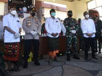 Wawali Jaya Negara Terima Kunjungan Panglima TNI dan Kapolri, Tinjau Penerapan Prokes di Pasar Badung dan Kumbasari Tinjau Prokes