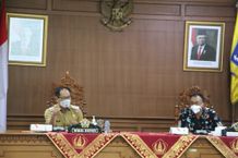 Terkait Penerapan Prokes, Pemkab Badung Undang PT. Tirta Investama Aqua Mambal Undang