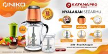 Nyalakan Segarmu dengan Katana Pro Gold dan Katana Next Rose, Penghalus Bahan Makanan Serbaguna Katana Pro