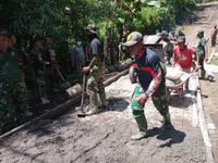 Dandim Jembrana Optimis, Sasaran Fisik TMMD Dapat Selesai Tepat Waktu TMMD