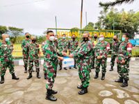 Pasca Ledakan Bom di Makassar Dandim Tabanan Inspeksi Koramil Jajaran Bom