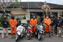 Polsek Ubud Berhasil Ungkap Kasus Pencurian Sepeda Motor Curanmor