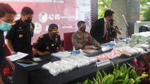 Bareskrim dan Bea Cukai Gagalkan Peredaran 42,3 Kg Sabu dan 85 Ribu Ekstasi Gagal