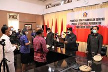 Perubahan Struktur Organisasi, Bupati Buleleng Lantik Sejumlah Pejabat Struktural Lantik