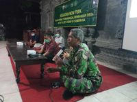 Penyuluhan Lingkungan Hidup Satgas TMMD Kodim Jembrana Diisi Materi Cara Bijak Mengelola Sampah Mengolah Sampah
