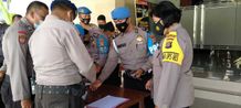 Cegah Penyalahgunaan, Propam Polres Klungkung Gelar Pemeriksaan Senjata Api Senjata Api