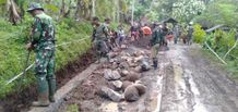 Dandim Jembrana Cek Langsung Progres Pra TMMD di Hari Terakhir TMMD