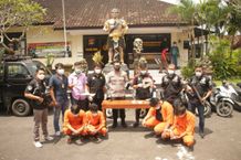Polsek Ubud Bongkar Sindikat Curanmor Curanmor