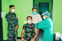 96,7 Persen Personel Kodim Tabanan Telah Divaksin Vaksin