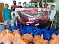 Astra Motor Bali Salurkan Bantuan Sembako Korban Bencana Alam Banjir Banjir