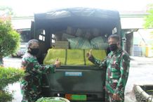 Peduli Bencana NTT, Korem 163/Wira Satya dan Jajaran Kumpulkan Paket Bantuan Bencana Alam