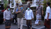 Kemenkum HAM Bali Hadiri Rapat Kunker Satgas Penanganan Covid-19 HAM