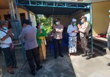 Kapolsek Selbar Imbau Warga Terapkan Prokes saat Upacara Ngaben Prokes