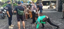 Puluhan Personel Gabungan Gelar Sidak Prokes di Kuta Utara Prokes