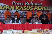 Polri Ungkap Peredaran 2,5 Ton Sabu Sabu