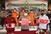 Polres Gianyar Berhasil Amankan Tersangka Bandar Sabu Sabu