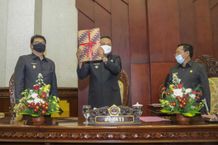 DPRD Gianyar Sampaikan Rekomendasi Terkait LKPJ Bupati Usulan DPRD