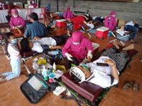 PDDI Bali Cetak Sejarah, Kumpulkan 270 Penerima Satya Lencana dari Presiden Jokowi untuk Ikut Donor Darah Donor Darah