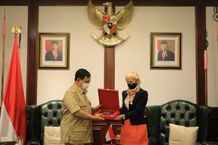 Terima Kunjungan Dubes Hungaria, Menhan Prabowo Bahas Kerja Sama Bilateral Prabowo