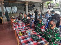 Lewat Vidcon Dandim Tabanan Laporkan Pilot Project Pompa Hidram di Desa Pujungan Pompa