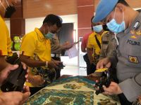 Meminimalisir Penyalahgunaan, Propam Polres Klungkung Periksa Senpi Anggota Senjata Api
