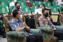 Perkuat Penanganan Covid-19, Sekda Dewa Indra Sambut Baik Sinergitas Akademisi, TNI-POLRI dan Birokrasi Sinergi