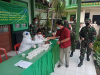 Tes Urine Digelar Secara Acak Bagi Personel Kodim Gianyar Tes Urine