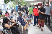 Pastikan Kelancaran, Jaya Negara Tinjau Vaksinasi Bagi Disabilitas Vaksin Covid-19