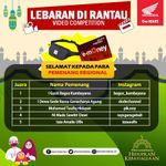 Astra Motor Bali Umumkan Lima Pemenang Tingkat Regional Video Competition “Lebaran di Rantau Bareng Honda” Lebaran di Rantau Bareng Honda