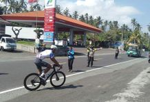 Finish Bali Cycling Marathon 2021 di Wilkum Selbar Bali Cycling Marathon