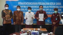 Penandatanganan Perjanjian Kerja Sama Ombudsman Perwakilan Provinsi Bali dengan 11 UPT di Jajaran Kanwil Ombudsman