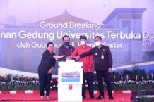 Wagub Bali Letakkan Batu Pertama Pembangunan Gedung Universitas Terbuka UT