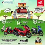 Promo Back to School, Beli Motor Honda Makin Hemat Kredit Motor Honda