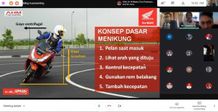 Webinar #Cari_Aman Selamat di Jalan Bersama Honda dan SMAN 5 Denpasar Tikung