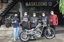 Dua Motor Custom Karya Builder Denpasar Tampil di Negeri Sakura Motor Custom