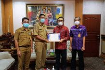 Jelang Pensiun, Mertajaya Pamitan ke Walikota Jaya Negara Pensiun