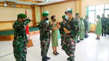 Beberapa Perwira di Lingkungan Kodim 1611/Badung Menempati Jabatan Baru jabatan baru